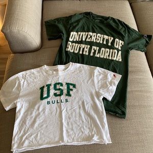 Super cute USF game day shirts